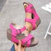 Women’s Studded Wedge Open-Toe Slide Sandals Comfortable Summer Shoes