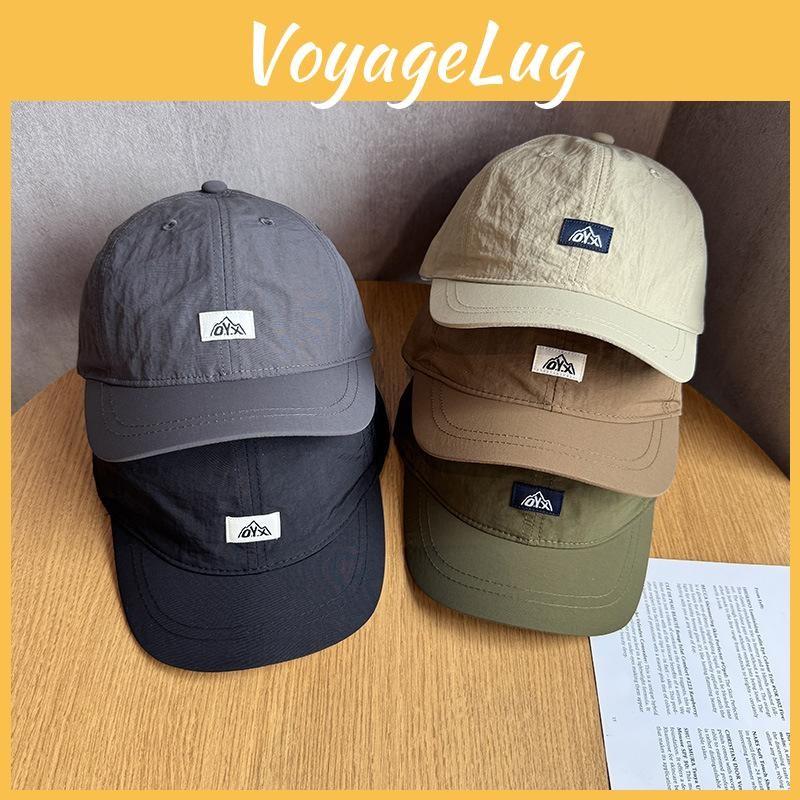 Men Solid Color Women Letter Baseball Cap Sunblock Breathable Fabric Polyester