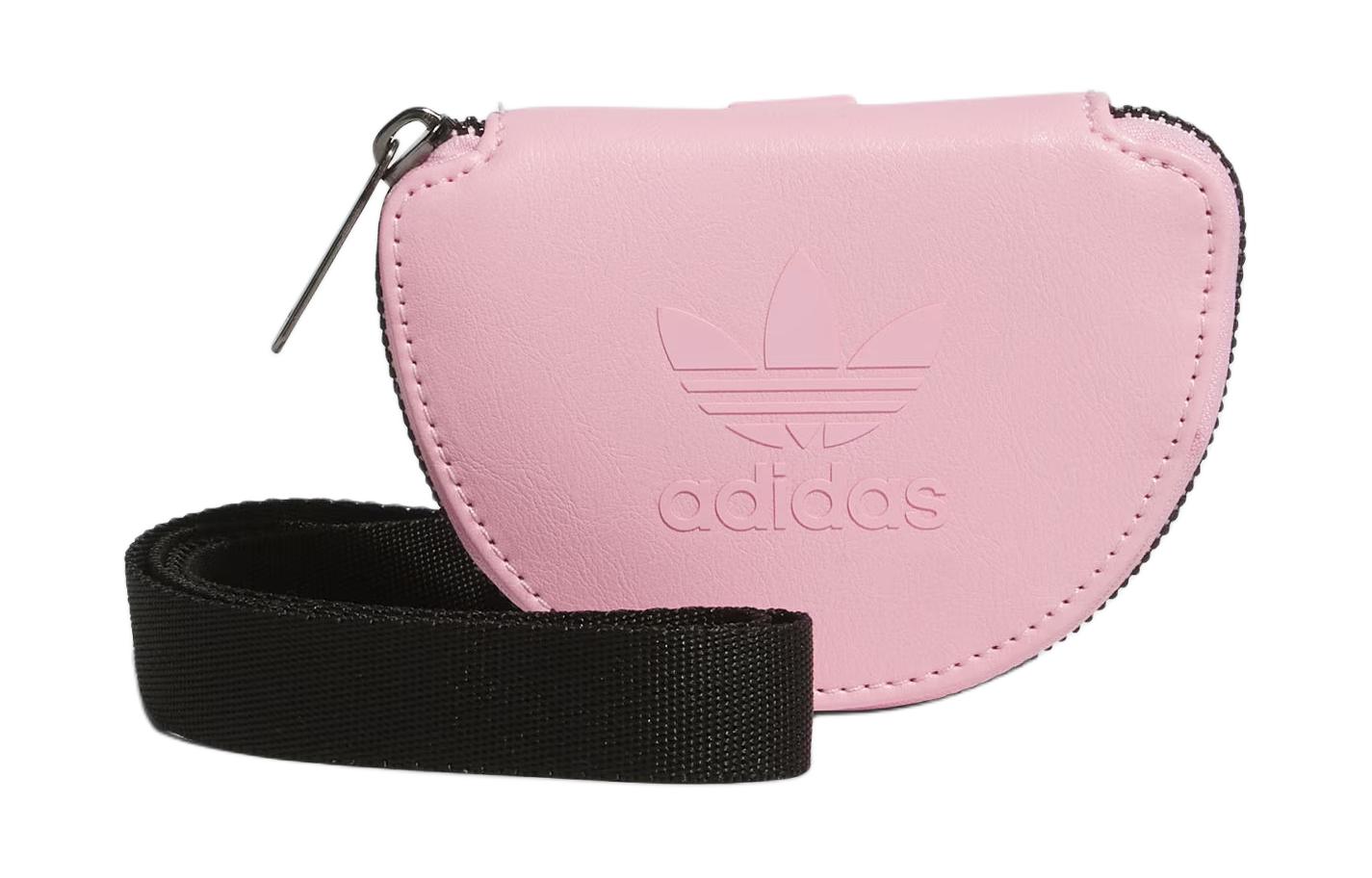 Adidas Originals Trefoil Polyurethane Coin Purse Unisex Ballet Pink JJ2075