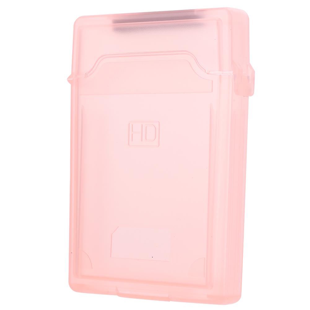 

2,5-дюймовый жесткий диск SSD защитный чехол пластиковый ударопрочный жесткий диск коробка (красный)