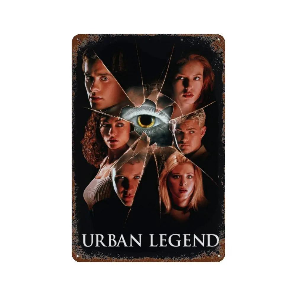 Poster Film Horror Clasic Placă Metalică Ruginită Retro Decorativă Bar Peștera Omului Garaj Club Semn Metalic Decor de Perete