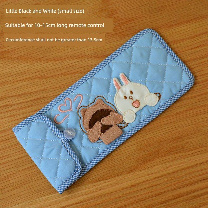 

Минималистичный Современный Новый Тканевый Чехол для Пульта от Телевизора Милый Мультяшный Защитный Чехол для Кондиционера Прозрачная Пластиковая Поверхность Small black and white small size