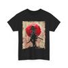 Samurai Japanese Art T-shirt, Vintage Fighter Japanese Culture Lovers T-Shirt