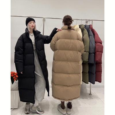 Winter Women's Down Jackets Baggy Thickening Warm Long Money Hooded Korean Fashion Boutique Clothes Bubble Cotton Padded Coats