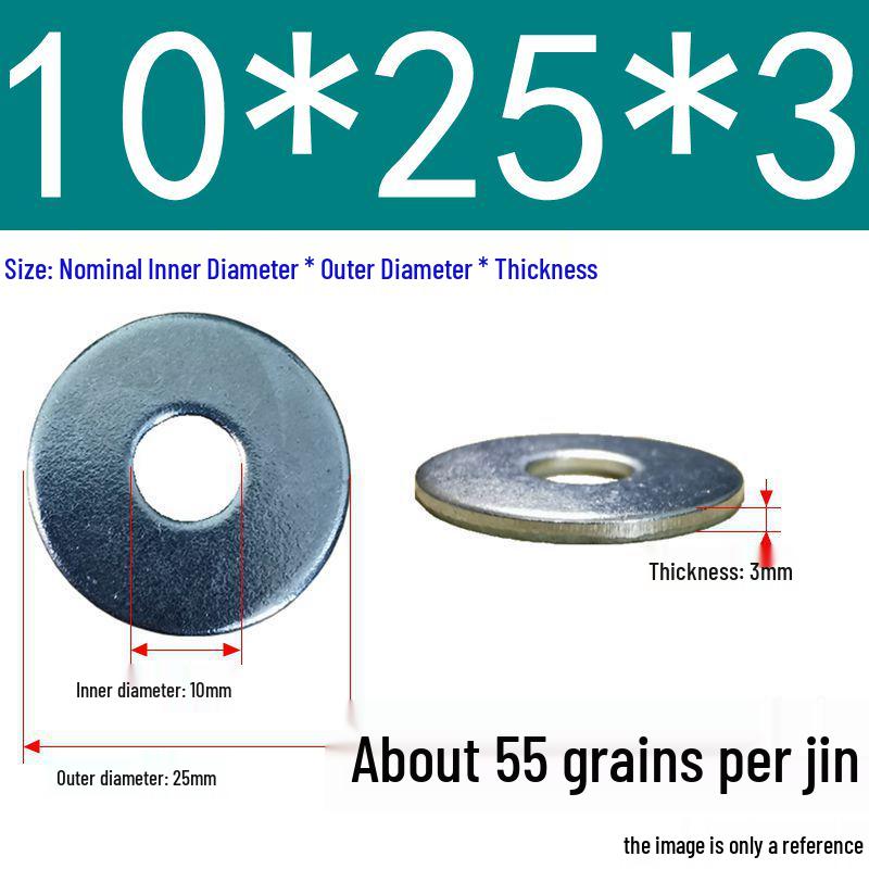 Galvanized Oversized Metal Washers M3-M60