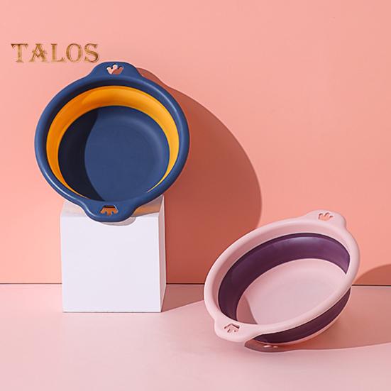 Tvättställ Stor kapacitet hängande plasthål Utomhuscamping Bärbar hopfällbar tvättställ Hushållsartiklar