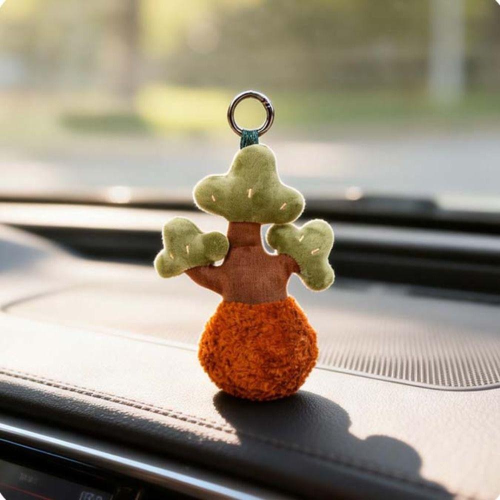 Adorable Funny Keyring Soft Animal Bag Pendant Mini Insect Series Plush Keychain  Kid