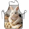1pc Rabbit-Themed Apron, Unisex, Suitable for Home Cooking, Baking, Household Cleaning, Barbecuing, And Outdoor Parties