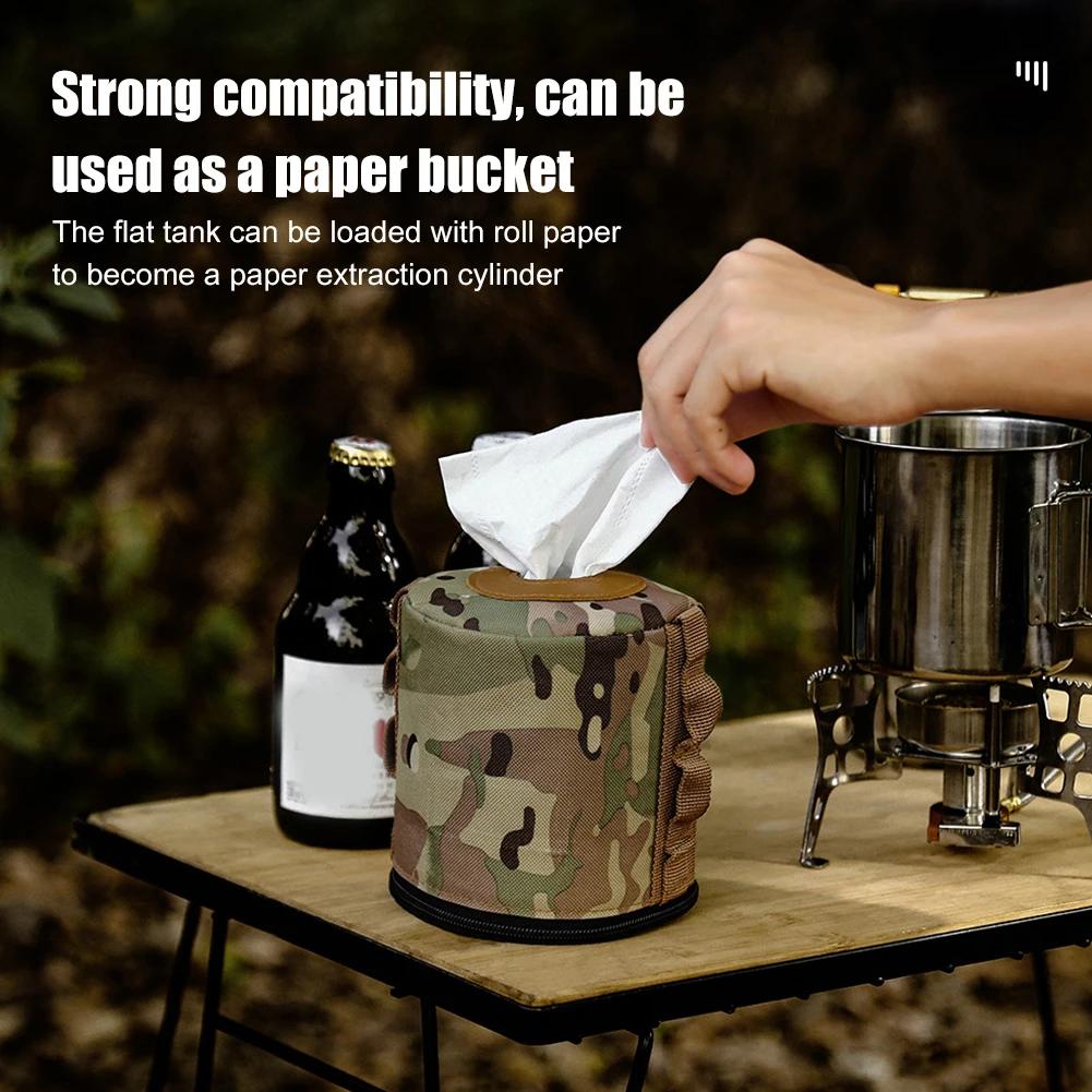 Camping Gas Can Portable Ventilated Propane & Butane Protector Outdoor Gas Case Fuel Cylinder Storage Bag Air Bottle Wrap Sleeve