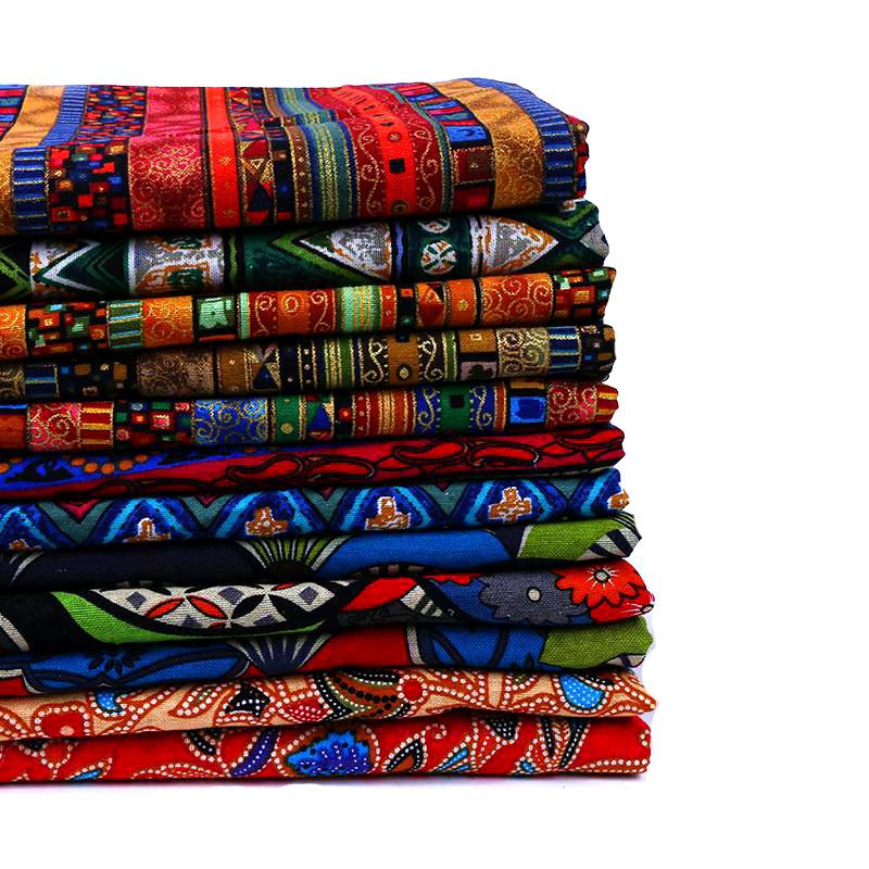 100x145cm Ethnic Printed aborigines Characteristic Cotton Fabric For DIY Decoration Textile Sewing Quilting Fabrics Tablecloth