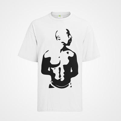 Heren 2pac Hip Hop Graphy Tupac Shakur Zwart Lichaam Biggi Muziek Rapper T-shirt