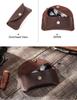Retro Crazy Horse Genuine Cowhide Leather Flip-top Glasses Case