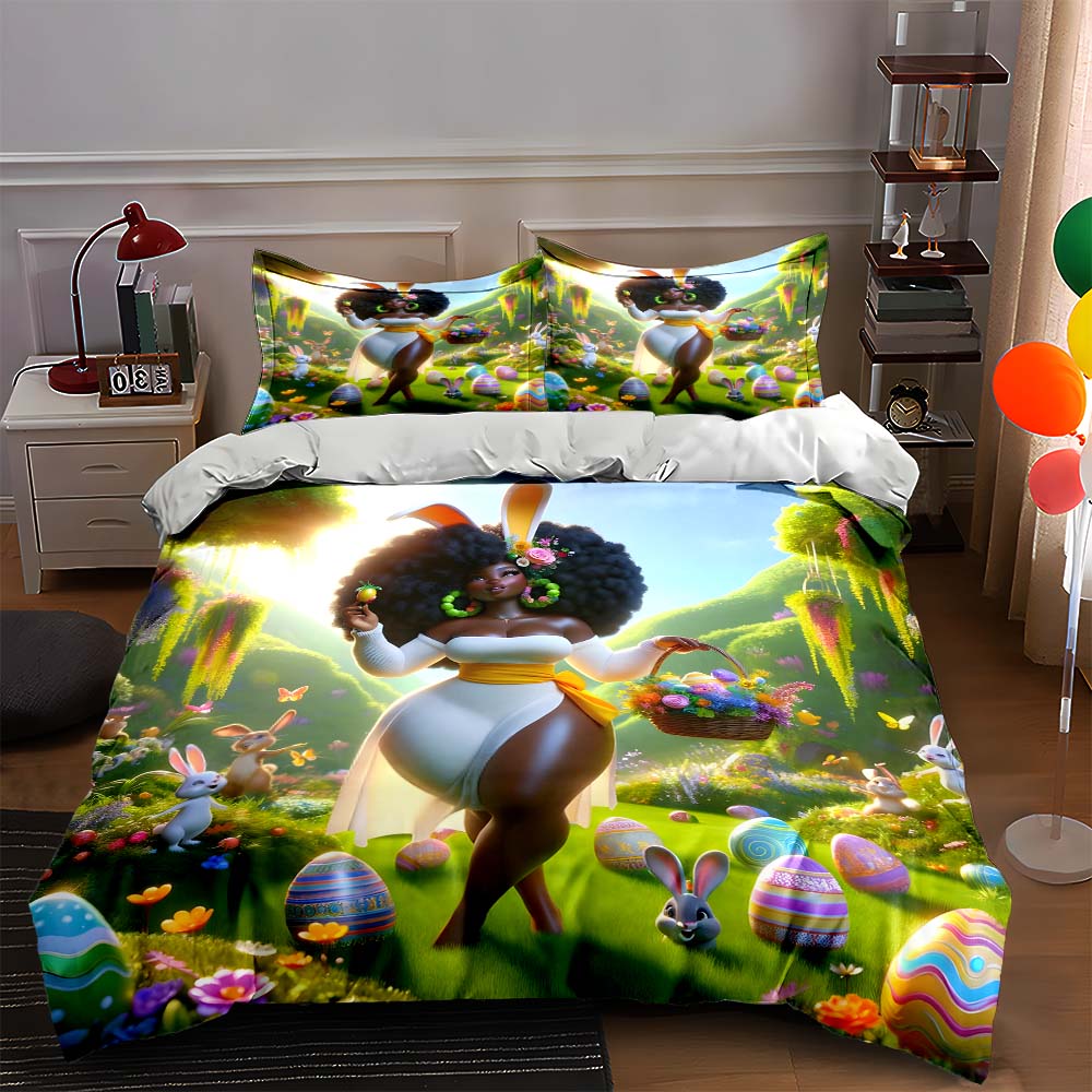 

Colorful spring fantasy. Bedding Duvet cover sets Duvet covers Pillowcases gifts (1 * Duvet Cover 2 * Pillowcases, without duvet insert) 135x200cm