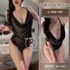 Sex Underwear Sexy Pure Desire Mesh Flirting Swinging Collar Belly Pocket Uniform Perspective Temptation Small Breasts Show Big
