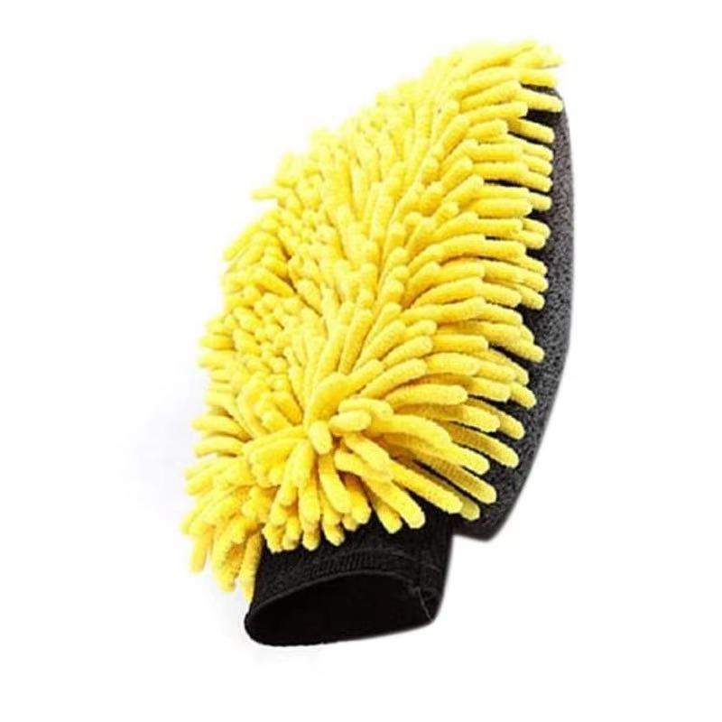 

Двусторонние перчатки для мытья автомобиля, перчатки из микрофибры для автомобиля, толстые перчатки для чистки, не оставляющие царапин, двухсторонние перчатки для чистки автомобилей 23x16x2cm жёлтый