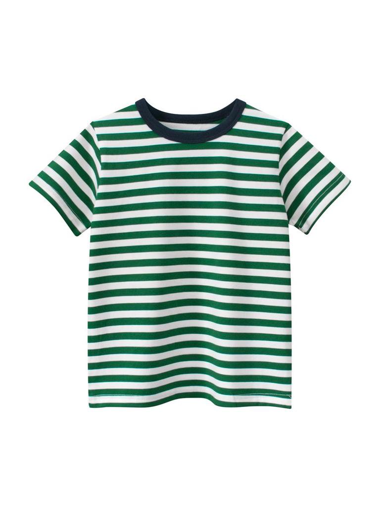 27kids Summer Striped Short Sleeve T-shirt for Children