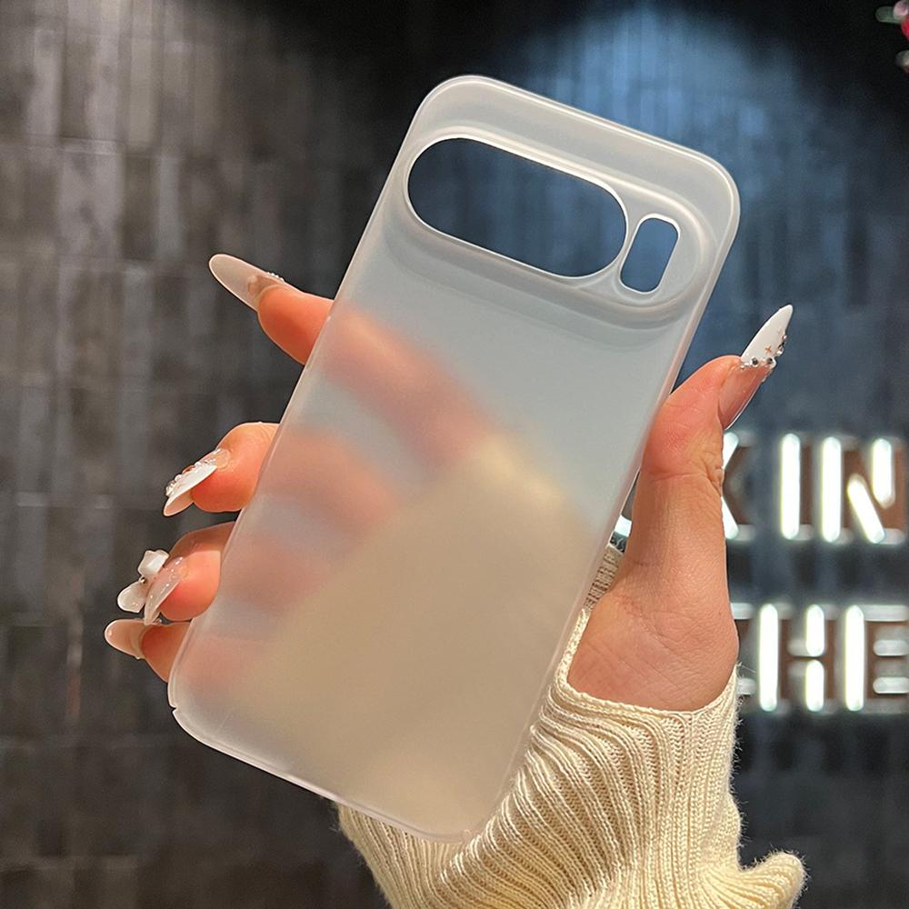 

Translucent Matte Shockproof Armor Phone Case For Google Pixel 10 10Pro 8 7 6 Pro Camera Protection Transparent Frosted Cover Google Pixel 7 Pro белый