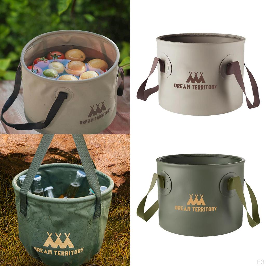 Collapsible Bucket Water Storage Washbasin Pail