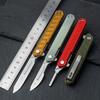 NEW The PEI/G10 Handle Folding Knife Suitable For A Variety Of Scalpel Blades Mini Portable EDC Utility Knife With NO60 Blades