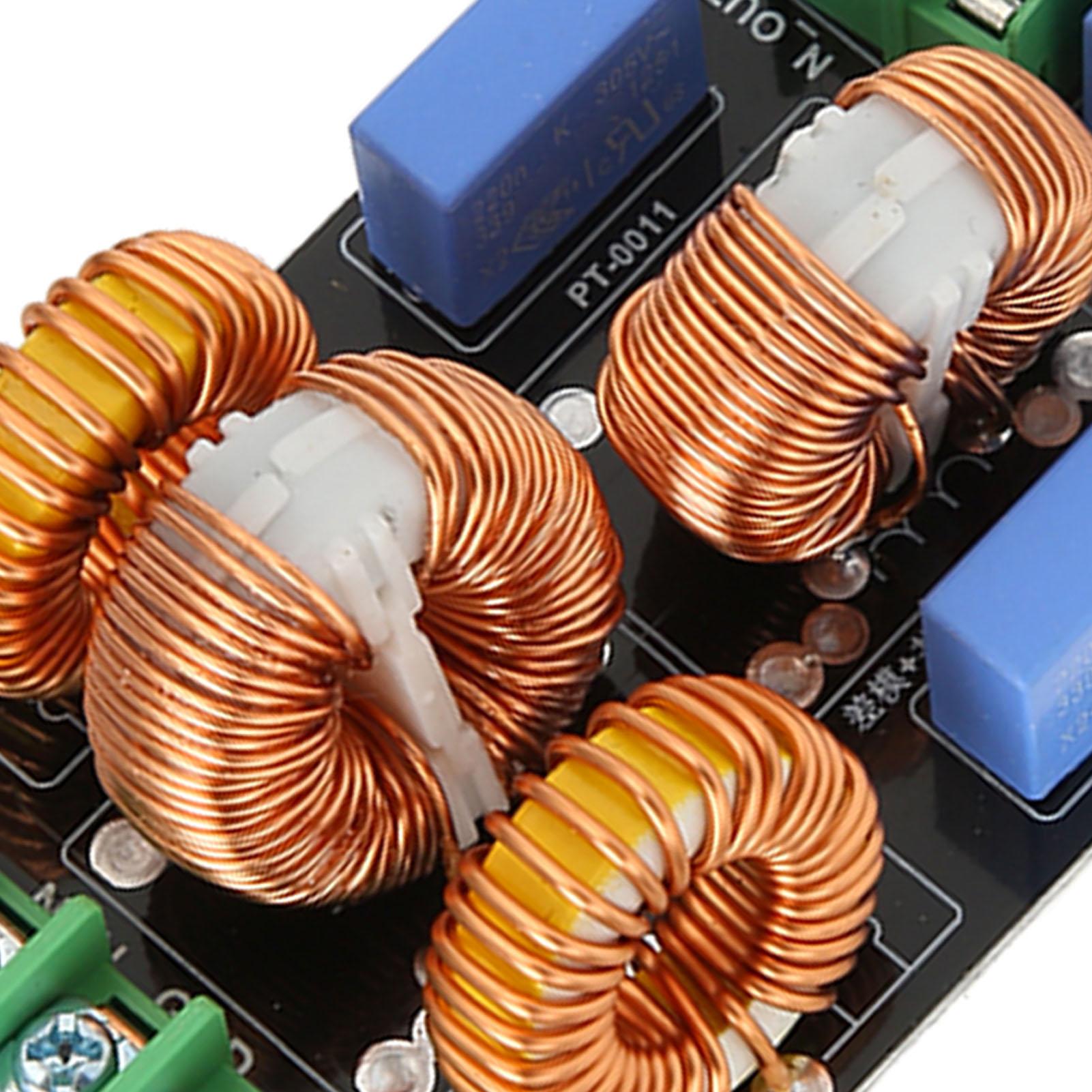 

Плата фільтрації живлення 3-ступінчастий підсилювач звуку EMI EMC Диференціальний режим Загальний режим Високий