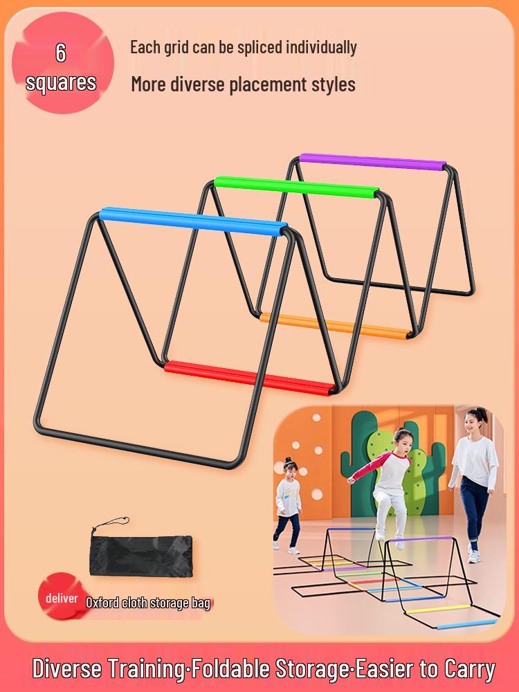 Multi-Functional Butterfly Folding Ladder: Kids' Agility & Fitness Training Device