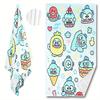 Sanrio Hangyodon Themed Beach Towel Kawaii Dessert Print Lightweight Towel for Summer Beach Pool Bath Travel