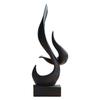 Modern Abstract Statues Sculpture Living Room Flame Shape Figurines Desk Decorations, Bookshelf
