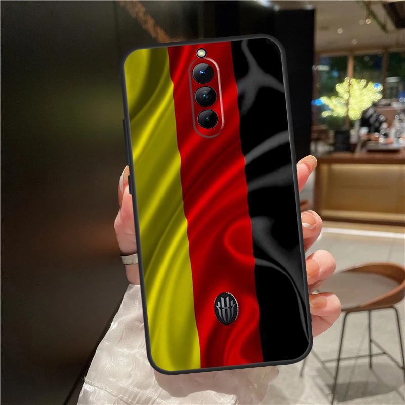 Germany Flag Banner Case For ZTE Nubia Red Magic 11 10 8 8S 9 9S 10S Pro Plus 6 7 6S 7S For RedMagic 10 Air Cover