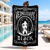 Wednes-day Gothic  Beach Towel, Microfiber Beach Towel, Perfect For Pool, Beach, Travel, Home Decor Beach Party Fan Gifts