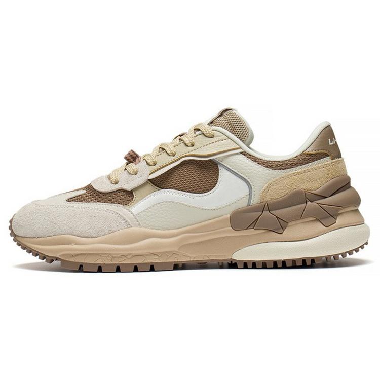 Li-Ning Counterflow Casual Shoes  White Brown  Men s AGLS157-5 EU 42⅓