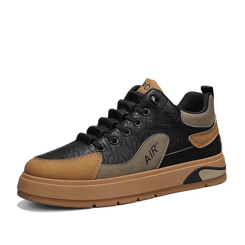 

Douyin 2024 new autumn men s casual leather shoes men s trend versatile one-pedal lazy sports board shoes 44