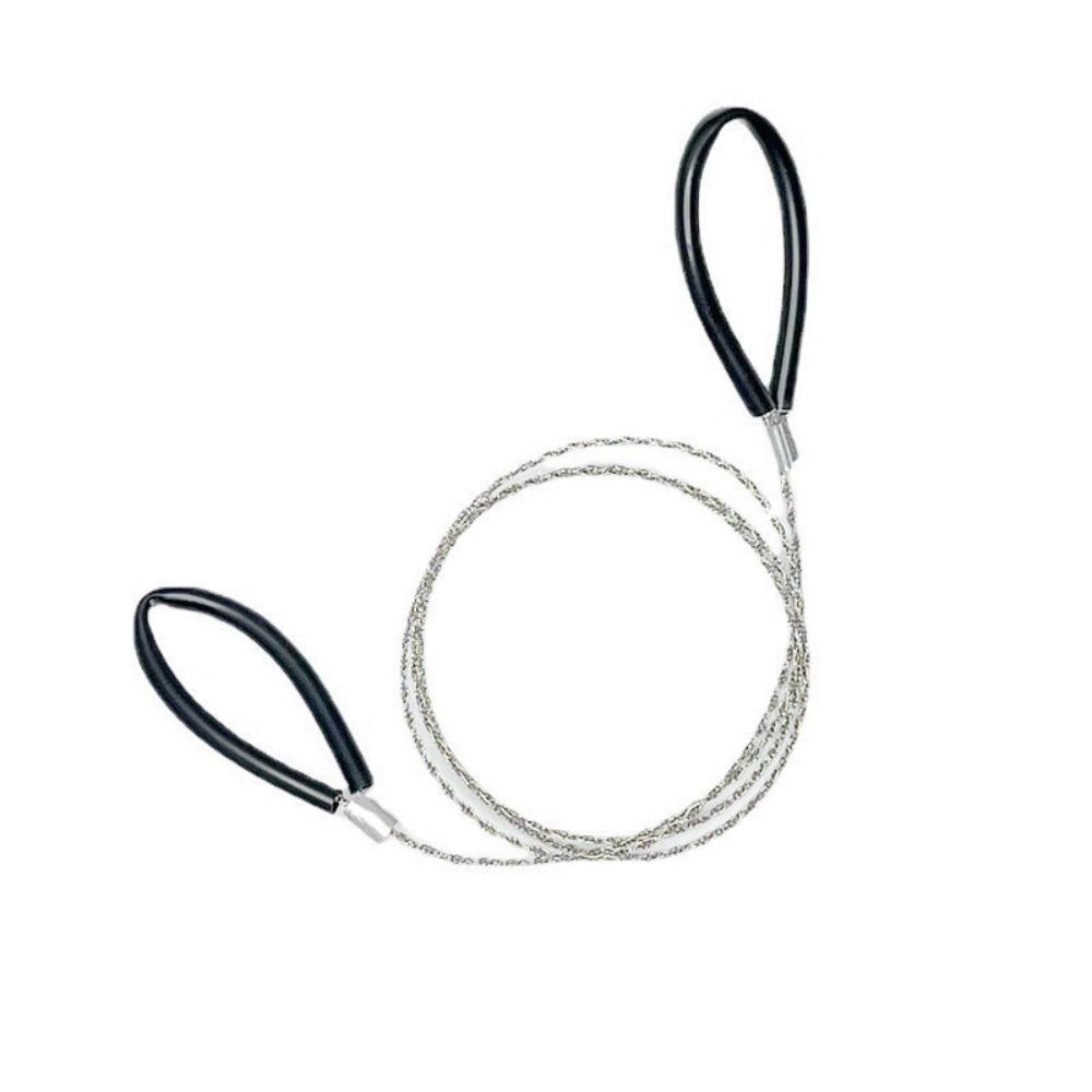 4-strand Stainless Steel Wire Saw with Handle Hand Steel Wire Saw  Travel Camping