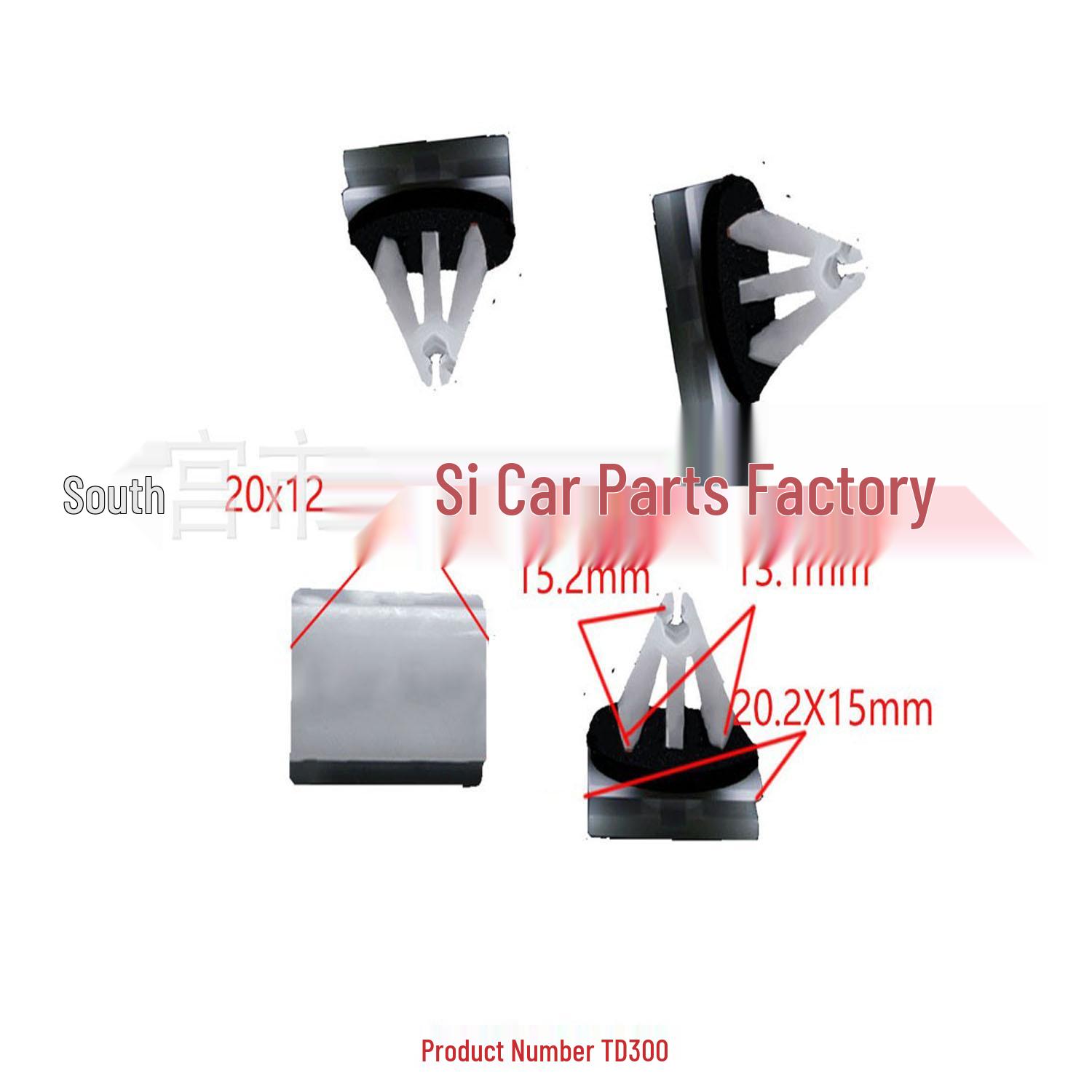 

Nissan Door Panel Accessory Trim: Universal Fixing Clip for Bottom Edge 10000 Pieces