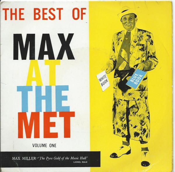 

7-дюймовая пластинка MAX MILLER Best Of Max At The Met Volume One NEP24154 Pye Records 1958 UK Поп Б/у