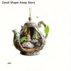 Easter Home Decor Items Rabbit In Teacup Warm Home 2d Acrylic Pendant Backpack Pendant Car Rabbit model in teacup