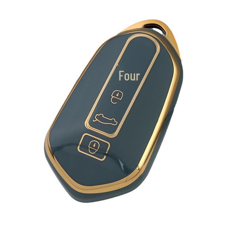 Compatible with 2023 Geely Riiot 7 Key Case for ChiYue ZhuFeng LieGuang MAX Car Key Bag