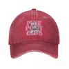 Cappellino da baseball rosa Chappell Roan Pink Pony Club alla moda per uomo donna, cappello snapback lavato effetto invecchiato, cappellini per il tour Midwest Princess 2024