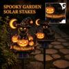 Halloween Ground Stake Lights Pumpkin Design for Outdoor Yard Garden Decor
