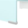 Vidaxl Podstawka Pod Monitor / Tv, Zielone Szkło, 60X25X11 Cm