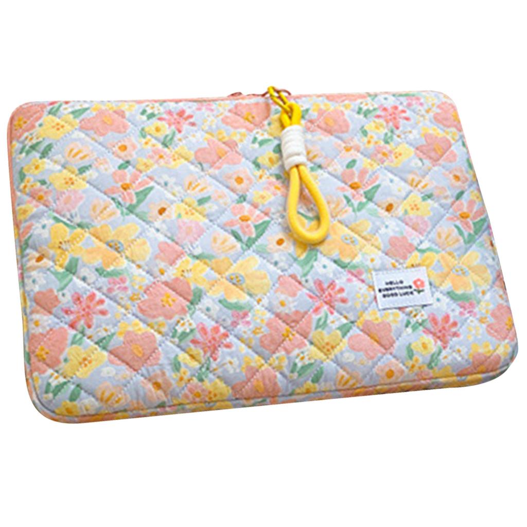 Fashion Floral Laptop Sleeve Slim Computer Bag Cover 11/14/15" Computer Practical Notebook Pouch Laptop Bags Lightweight