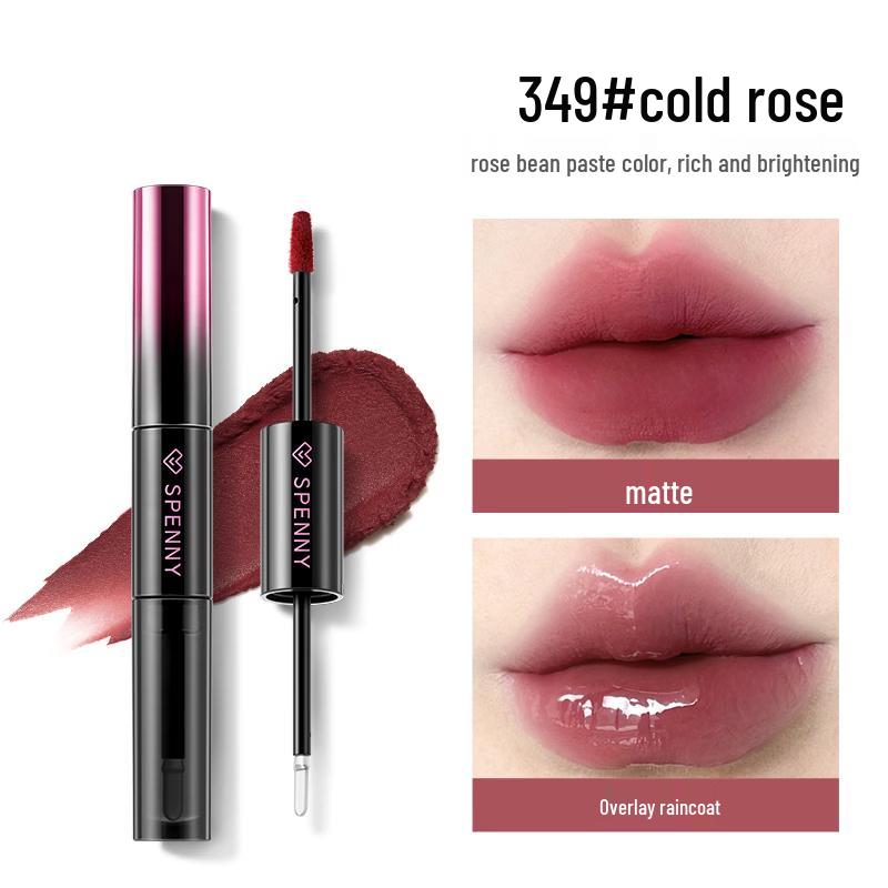 Spenny Zwei-Enden-Spiegel Tauglänzender Lippen-Gloss