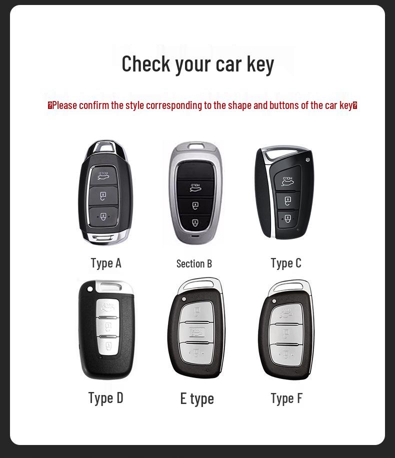 Suede Key Covers for Beijing Hyundai: ix35, MUFASA, Mingtu, Elantra, Yuena, Sonata