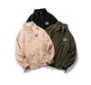 Men's Autumn/Winter Japanese Lamb Wool Fleece Jacket - Stand Collar, Casual Outerwear for Couples