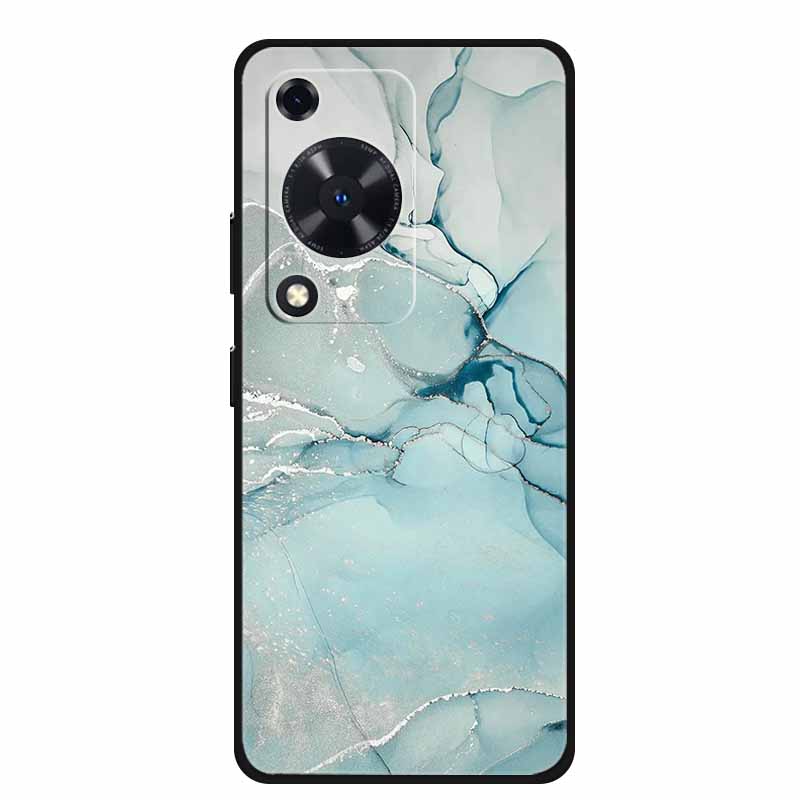 For Huawei nova Y72 Case Marble Soft Silicone TPU Phone Cases Back Cover For Huawei Enjoy 70 NovaY72 Painted Shockproof Coque
