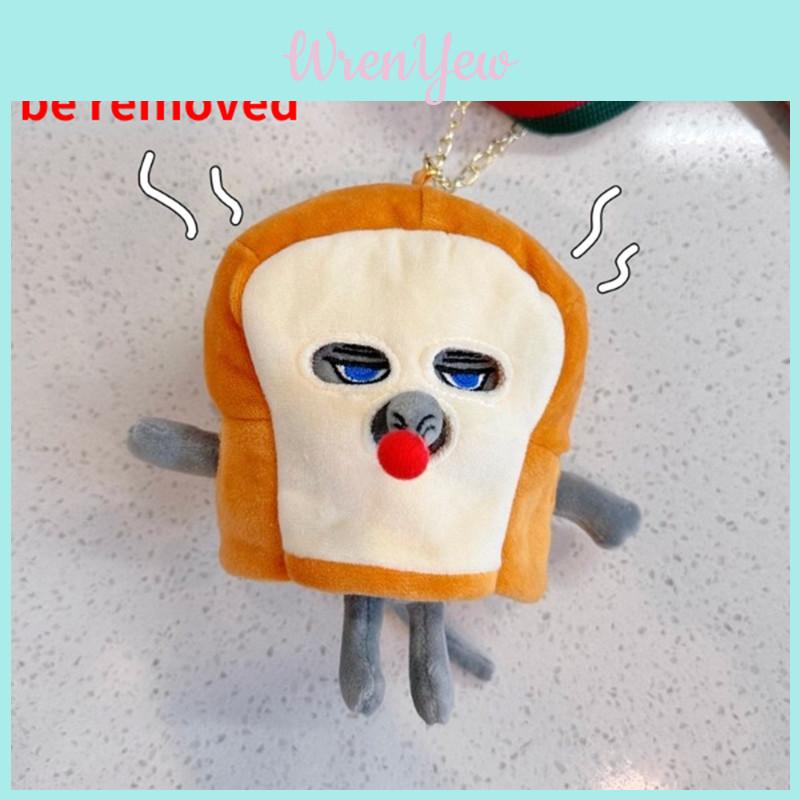 Cute Funny Cartoon Bread Thief Mouse Plush Toy Doll Pendant For Young Adults