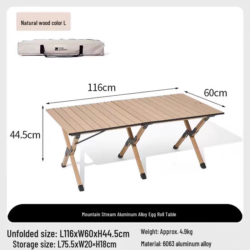 Mobi Garden Outdoor Folding Roll-up Table