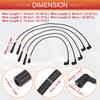 UXCELL 5 Pcs Spark Plug Wire Ignition Coil Cable for Nissan 200SX 510 521 610 710 720