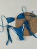 Europe And The United States Popular Solid Color Bikini Two-Piece Swimsuit Strap Halter Sexy Belt Accessories Bikini Swimsuit