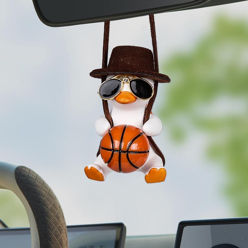 Car Pendant Swing Duck Car Rearview Mirror Pendant Car Pendant Car Pendant