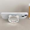Mobile Phone Airbag Bracket Wind Paste Retractable Lazy Portable Makeup Mirror Bear Rhinestone Bow Tie